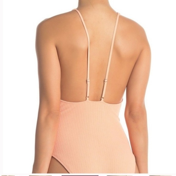 Free Press Orange Sherbert Color One Piece Swimsuit - Picture 2 of 11